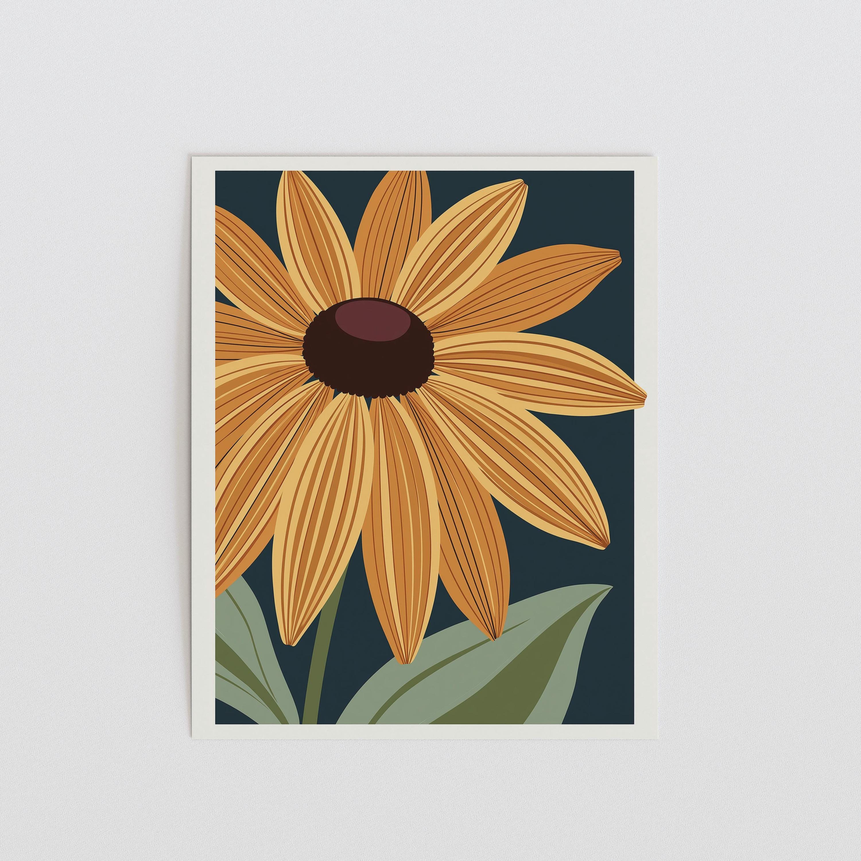 Maryland State Flower Art Print – Black-Eyed Susan