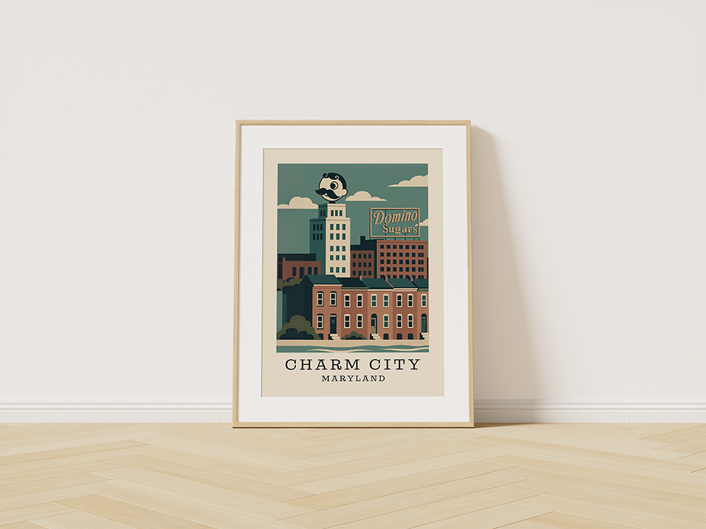Charm City Art Print – Baltimore, Maryland