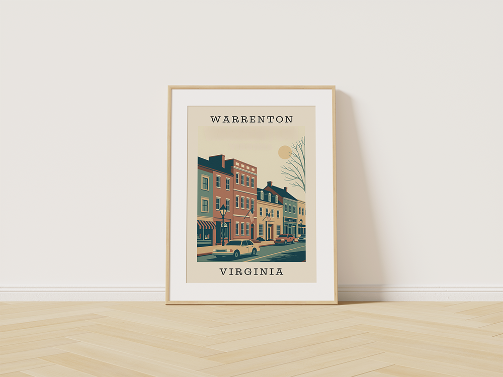 Warrenton, Virginia – Main Street Art Print