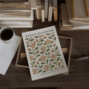Arkansas State Flower Art Print – Apple Blossom - The FlatFile Society