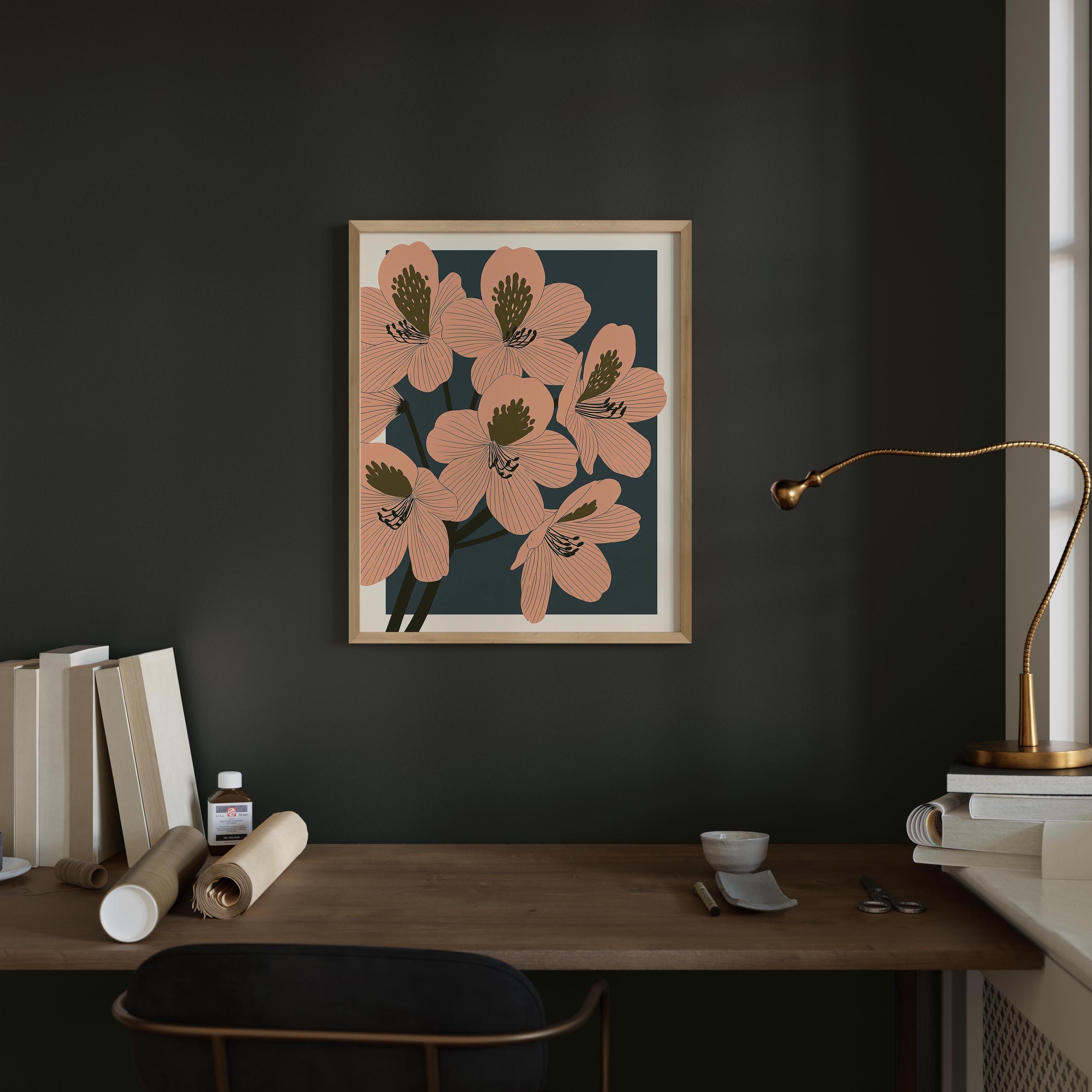 West Virginia State Flower Art Print – Rhododendron