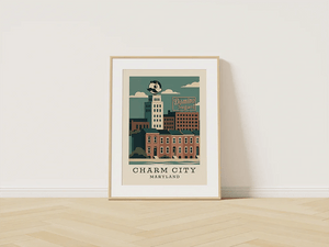 Charm City Art Print – Baltimore, Maryland - The FlatFile Society