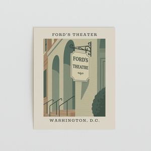 Ford’s Theater Art Print – Washington, D.C. - The FlatFile Society