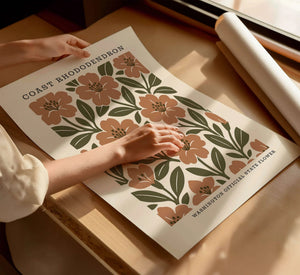 Idaho State Flower Art Print – Syringa - The FlatFile Society