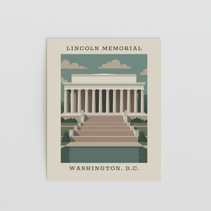 Lincoln Memorial Art Print – Washington, D.C. - The FlatFile Society
