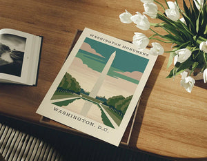 Washington Monument Art Print – Washington, D.C. - The FlatFile Society