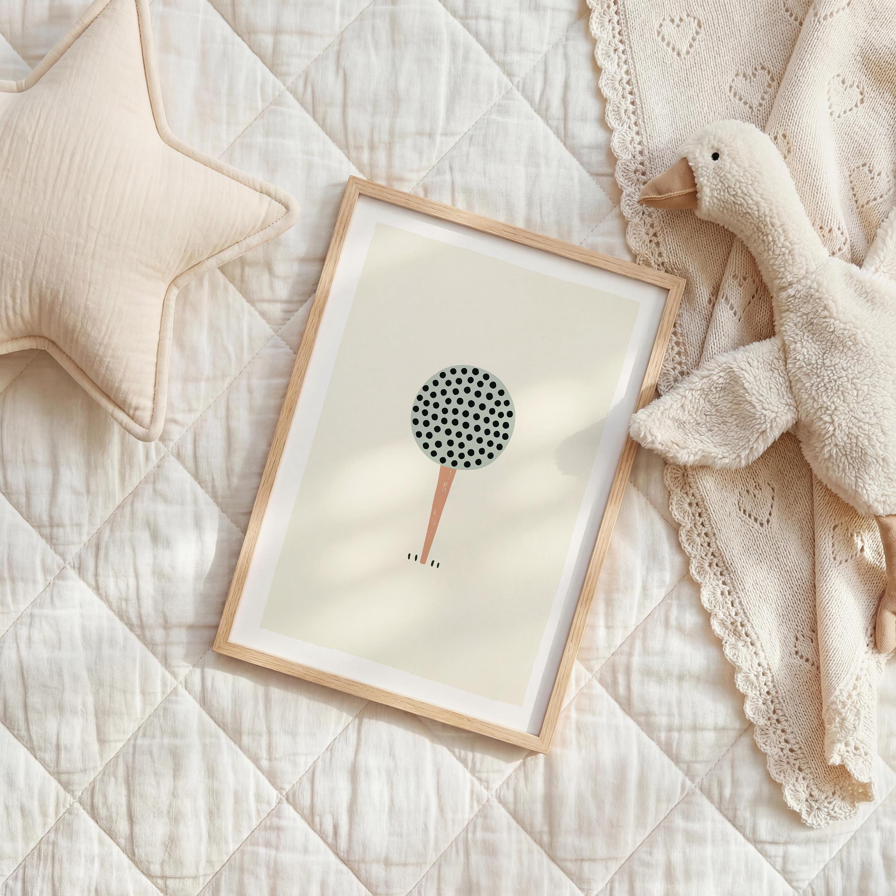 Golf ball nursery print