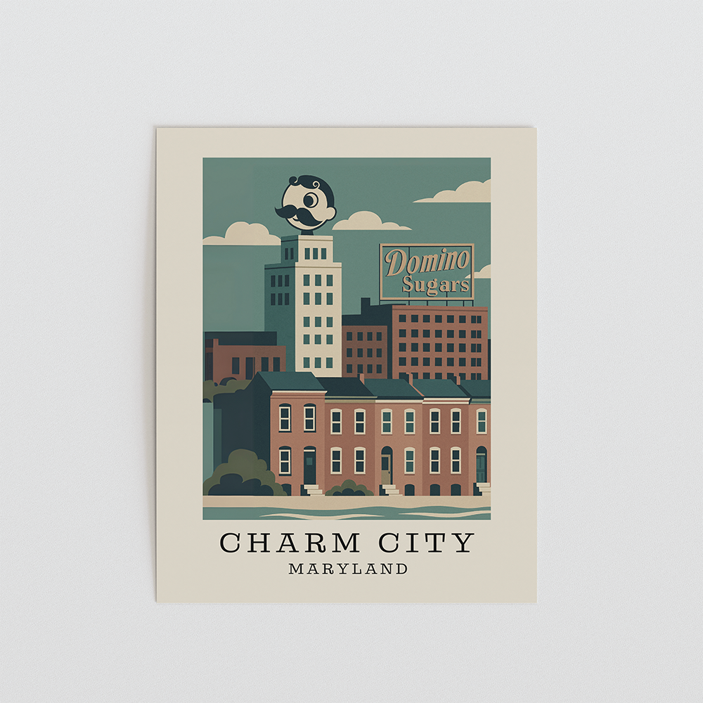Charm City Art Print – Baltimore, Maryland