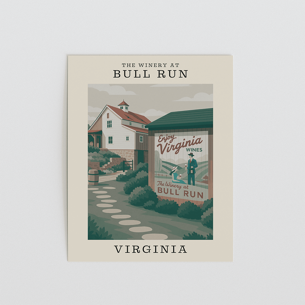 The Winery at Bull Run – Virginia Art Print