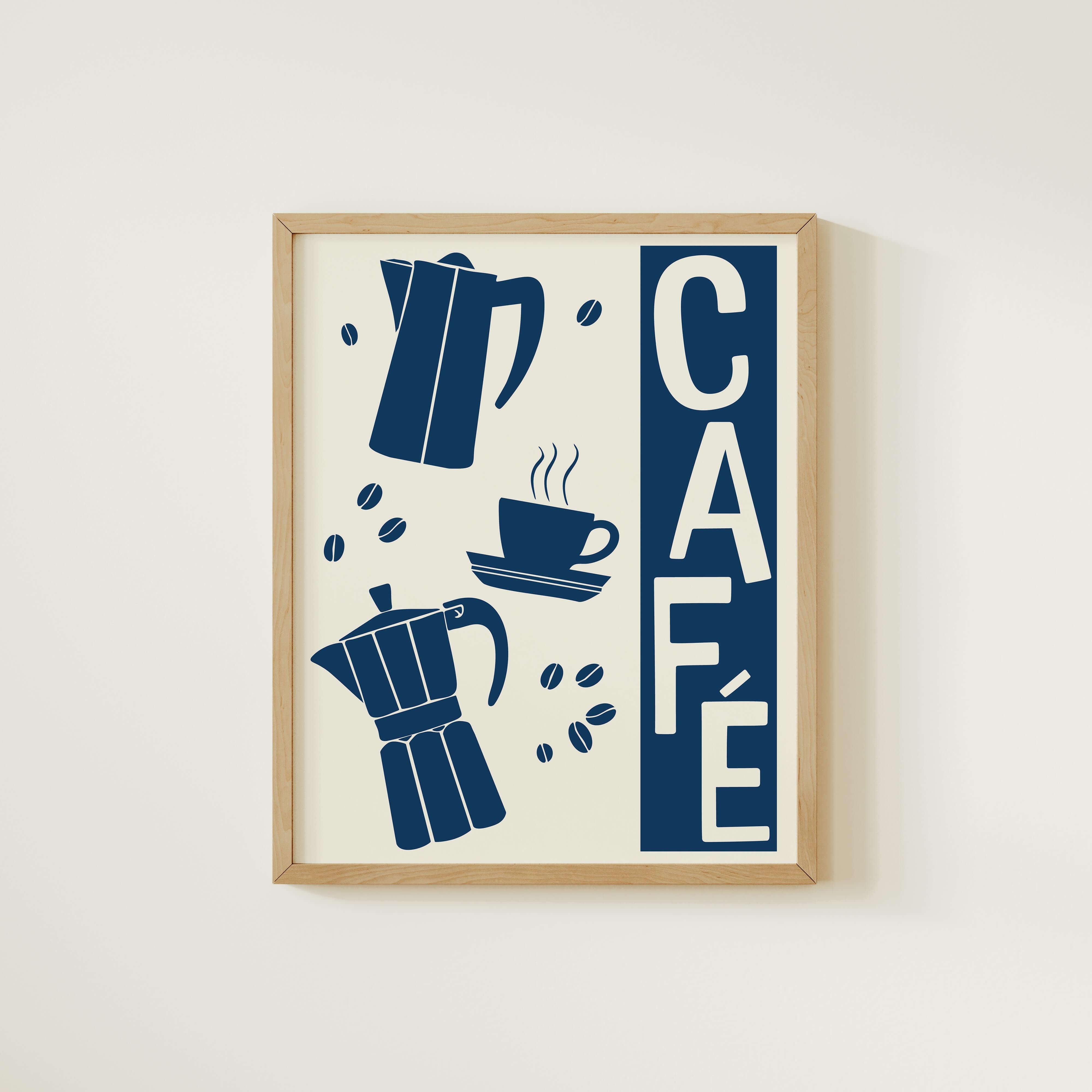 Cafe Coffee Art Print
