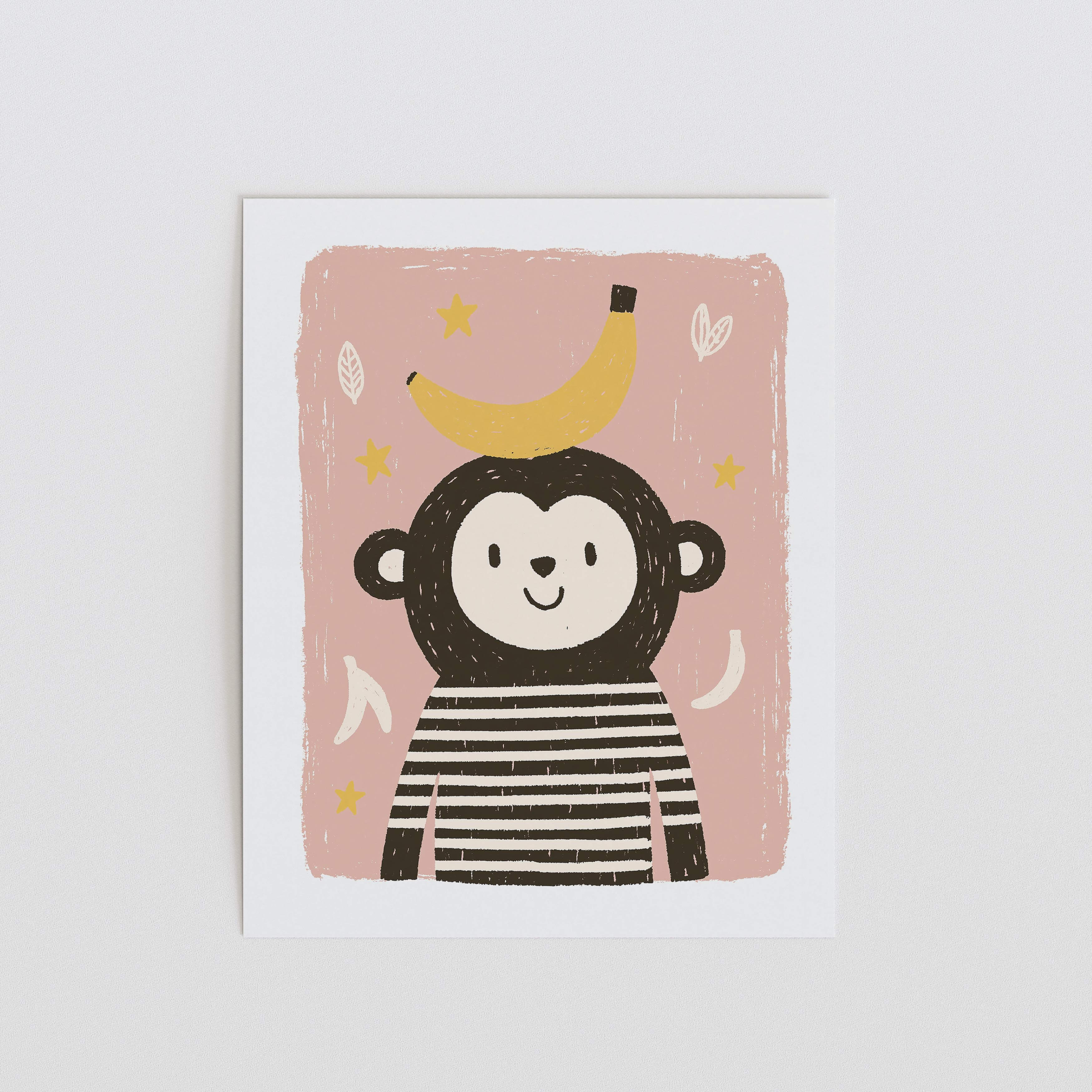 Monkey Nursery Print