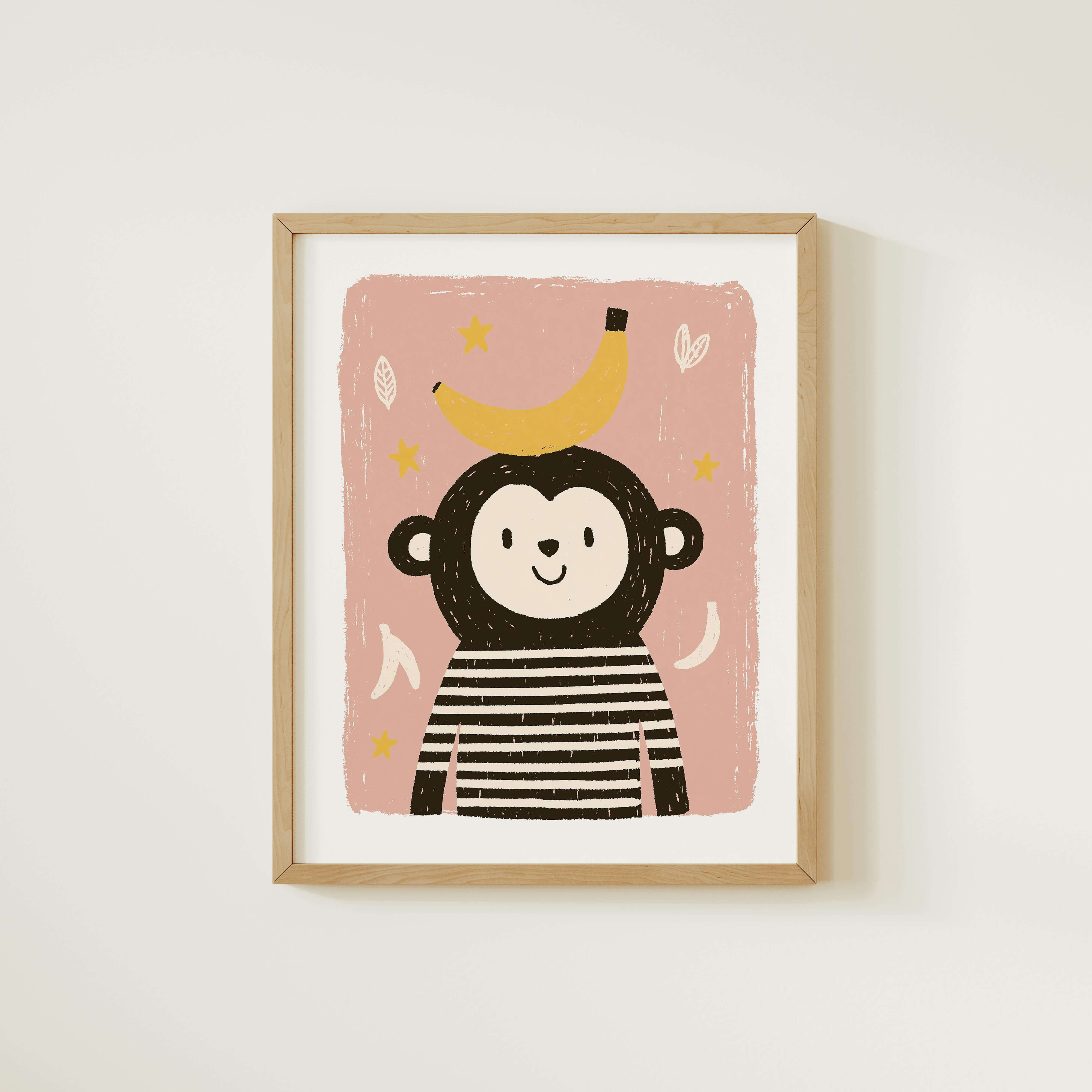 Monkey Nursery Print