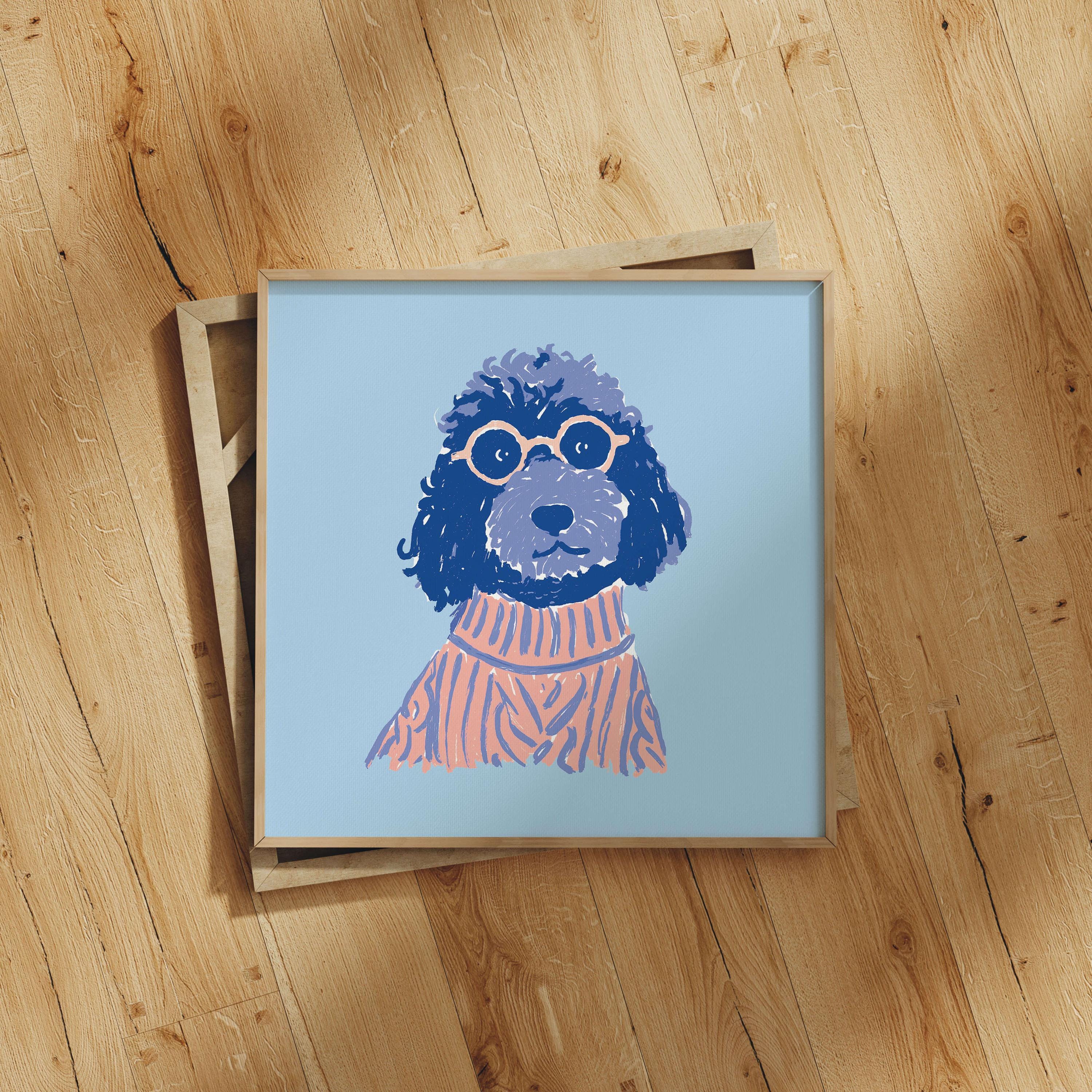 Doodle glasses art print