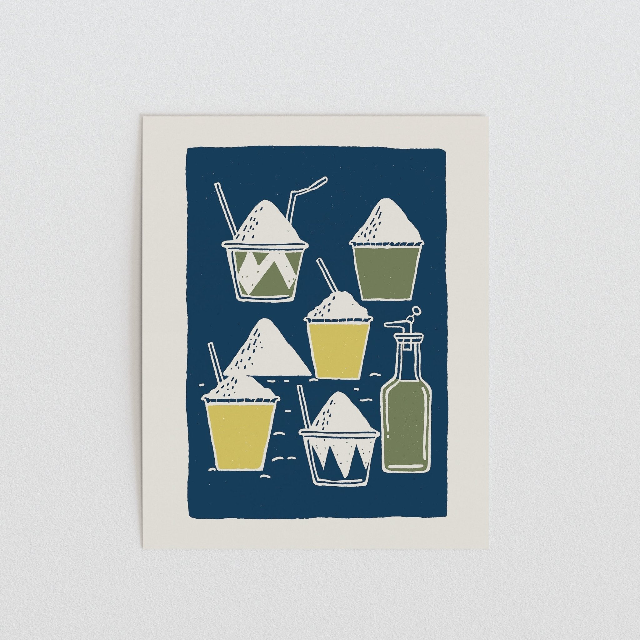 Piraguas art print