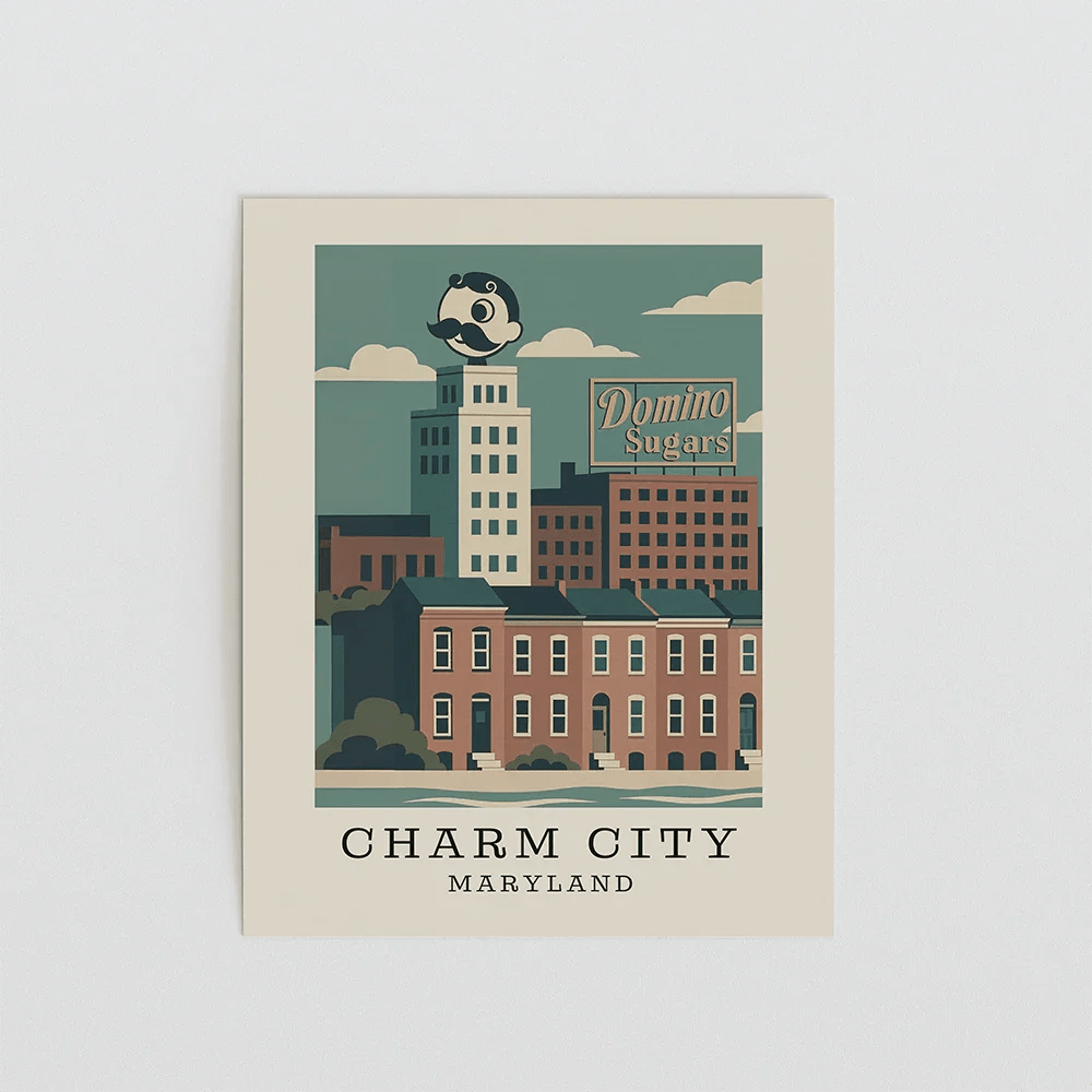 Charm City Art Print – Baltimore, Maryland - The FlatFile Society