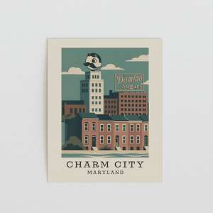 Charm City Art Print – Baltimore, Maryland - The FlatFile Society