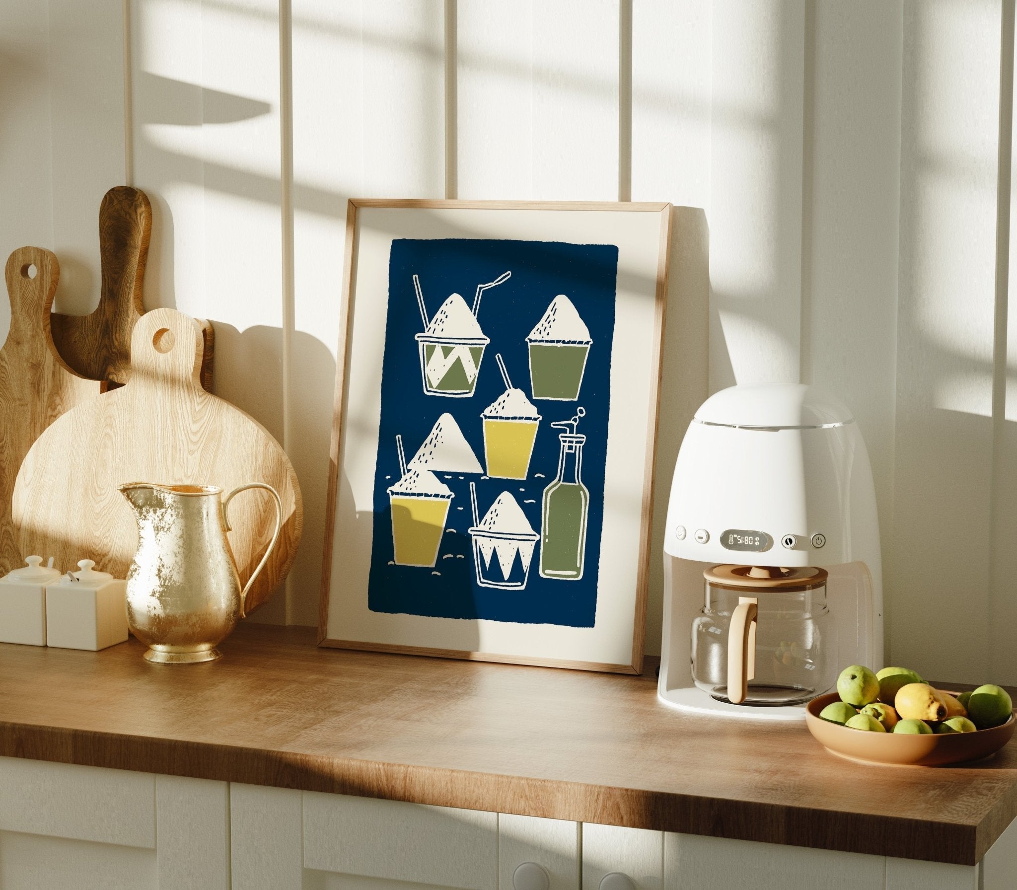 Piraguas art print