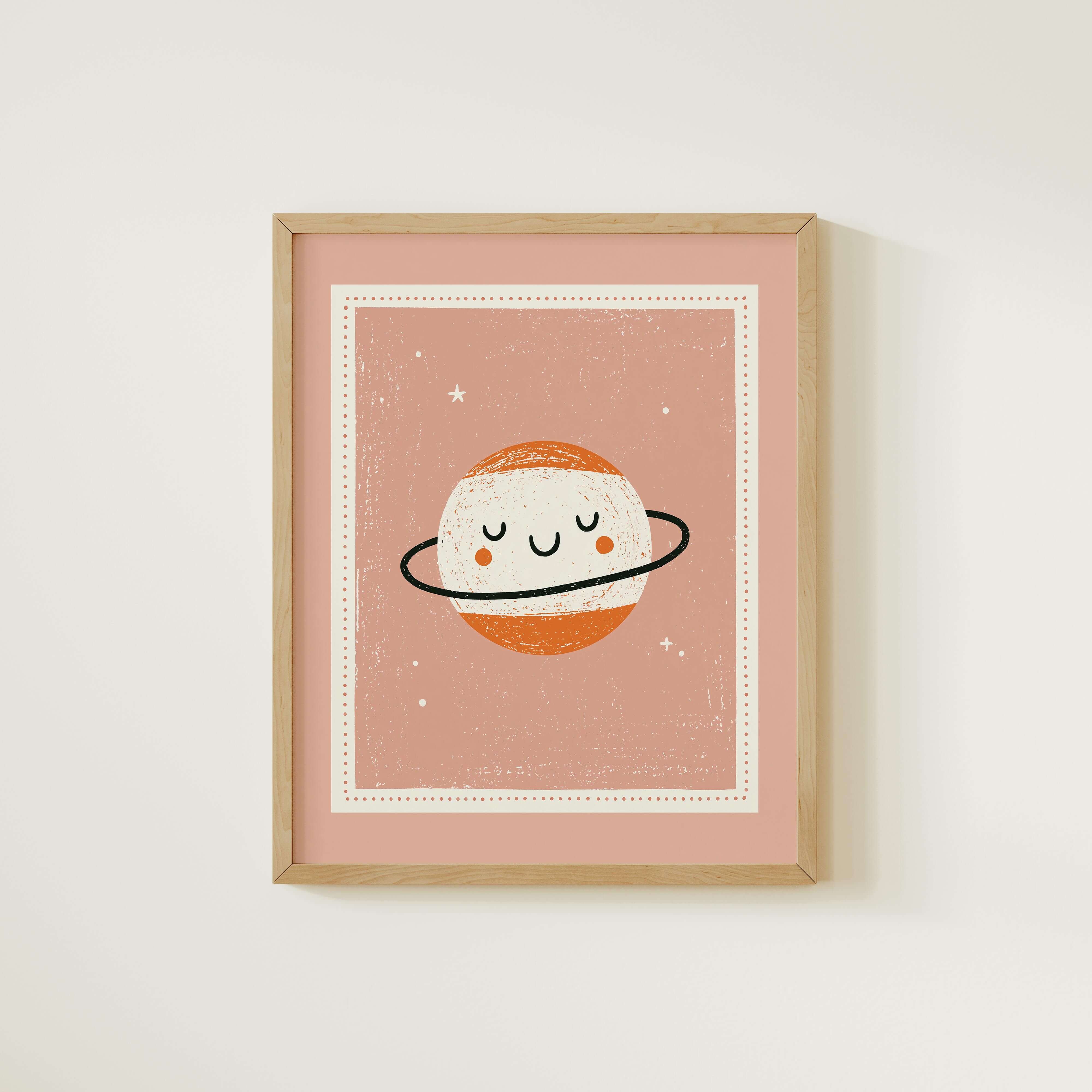 Happy Planet Nursery Print