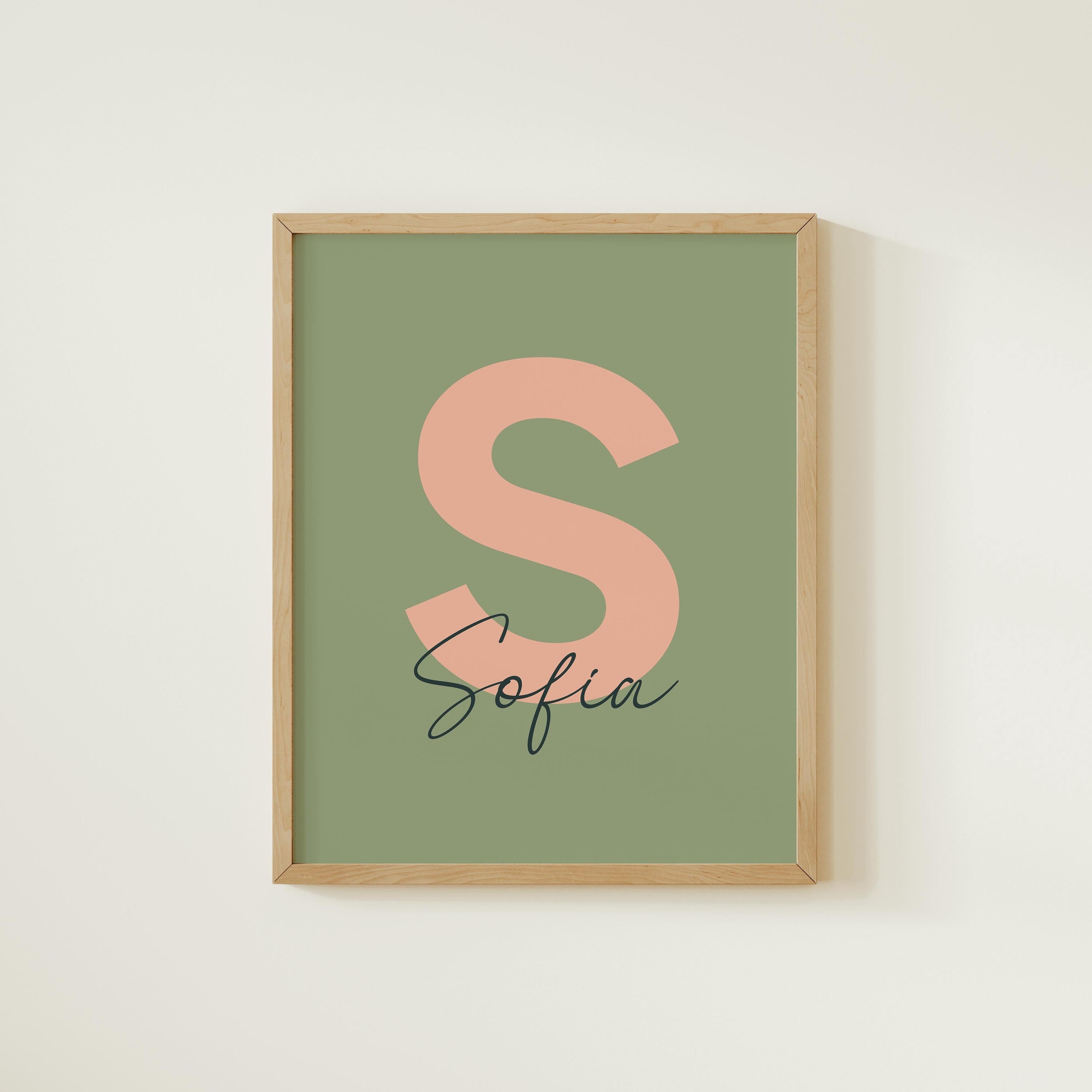 Personalized Name Print example - Joaquin