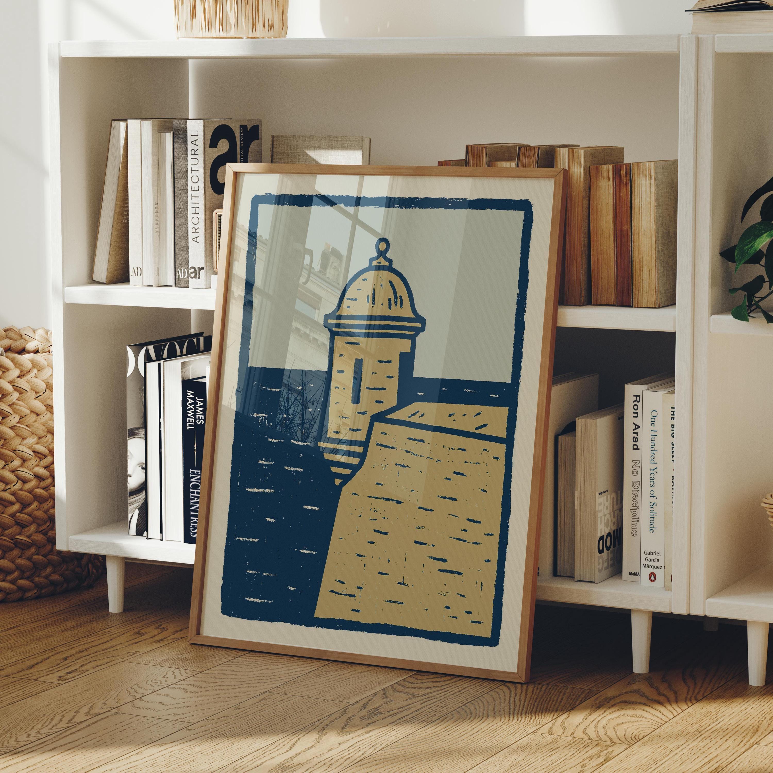 El Morro garita art print, Old San Juan fort, Puerto Rico