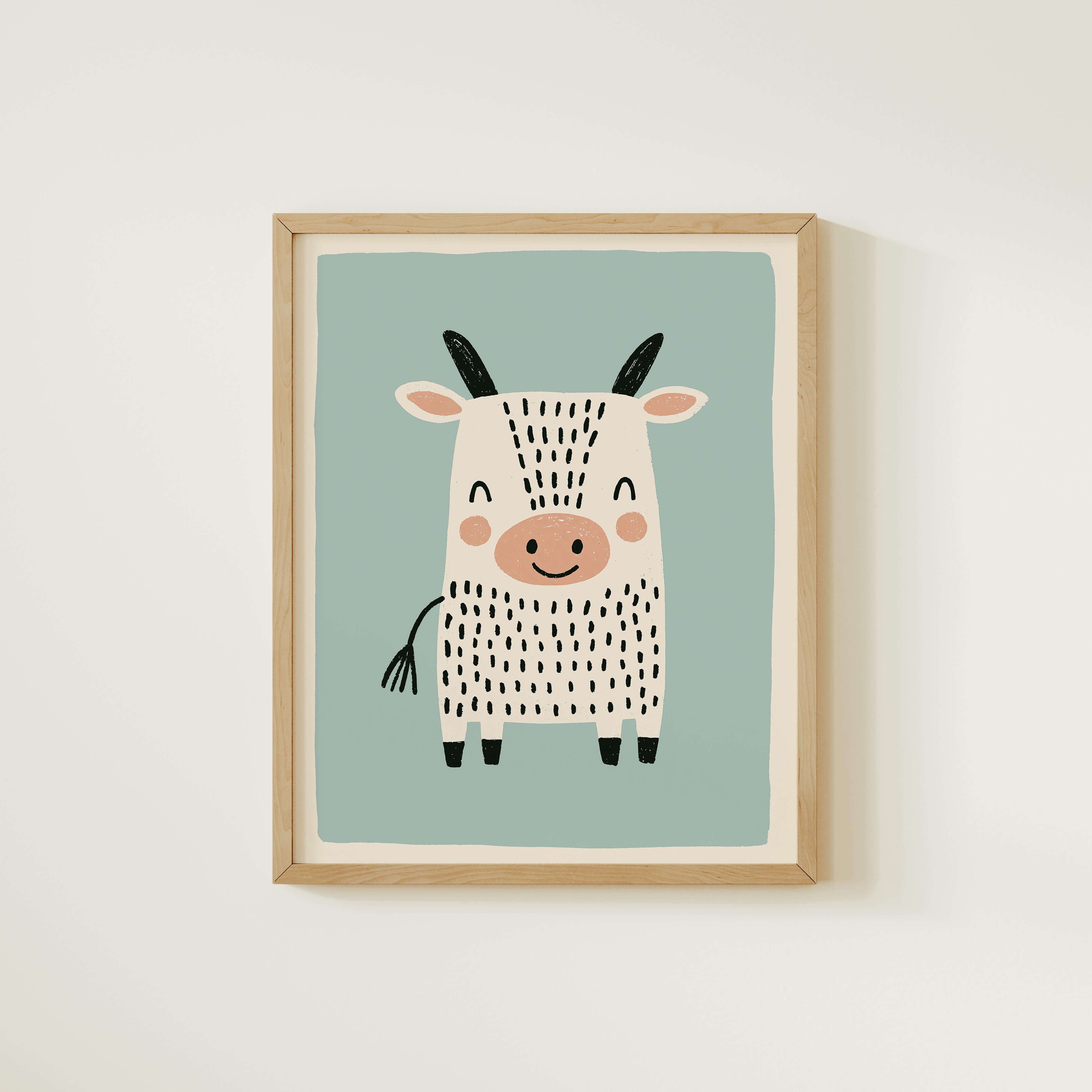 Little Goat Nursery Print
