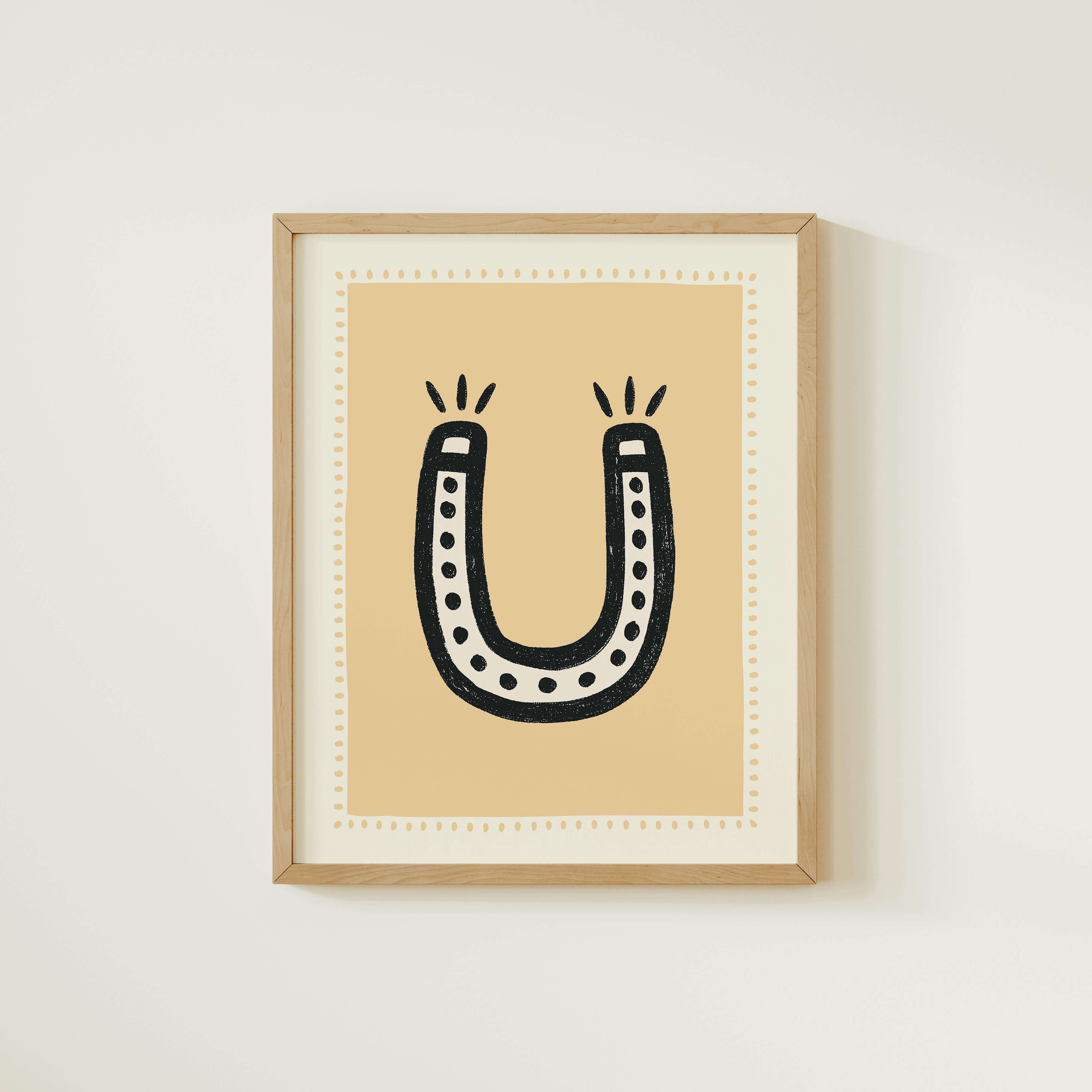 Lucky Horseshoe Nursery Print